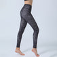 Flowers Leaves Print Sports Fitness Yoga High Waist Leggings Women's Yoga Pants