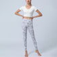 Flowers Leaves Print Sports Fitness Yoga High Waist Leggings Women's Yoga Pants
