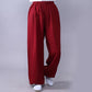 Summer Elastic Waist Tai Chi Qigong Practice Cotton Linen Unisex Pants