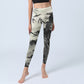 Ink Bamboo Pine Mountains Print Gym Leggings Women's Yoga Pants
