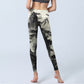 Ink Bamboo Pine Mountains Print Gym Leggings Women's Yoga Pants