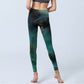 Pond Koi Fish Rocks Print Sports Leggings Women's Yoga Pants