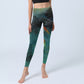 Pond Koi Fish Rocks Print Sports Leggings Women's Yoga Pants