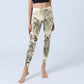Mountain Tree River Scenery Print Sports Leggings Women's Yoga Pants