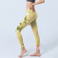 Flowers Plants Butterfly Print Fitness Leggings Women's Yoga Pants