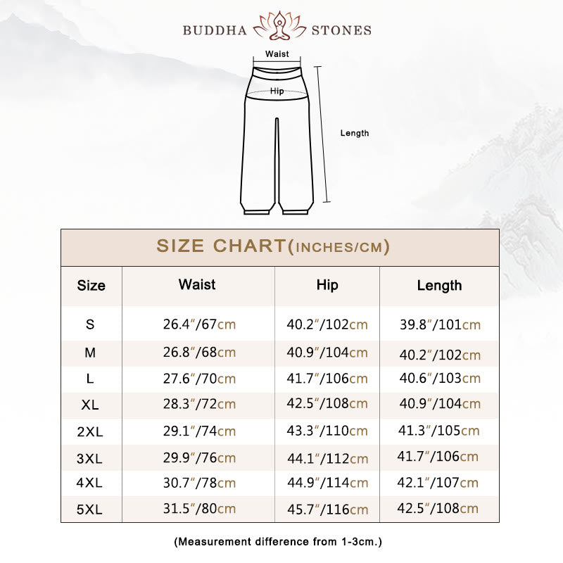 Flower Leaves Pattern Loose Harem Trousers Women's Yoga Pants