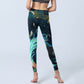 Mountains Phoenix Feather Exercise Leggings Women's Yoga Pants