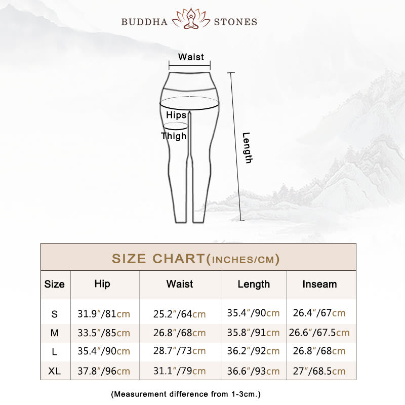 Flowers Geometric Mandalas Print Sports Fitness Yoga High Waist Leggings Women's Pants