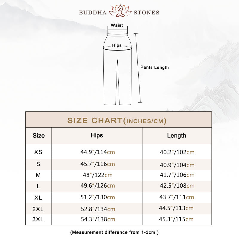 Summer Elastic Waist Tai Chi Qigong Practice Cotton Linen Unisex Pants