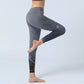 Auspicious White Crane Pine Tree Print Gym Leggings Women's Yoga Pants