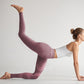 Pink Snake And Snakeskin Print Gym Leggings Women's Yoga Pants