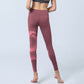 Pink Snake And Snakeskin Print Gym Leggings Women's Yoga Pants