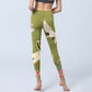 Hibiscus Birds Bamboo Print Gym Leggings Women's Yoga Pants