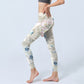 Cherry Blossom Butterflies Print Gym Leggings Women's Yoga Pants