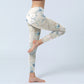 Cherry Blossom Butterflies Print Gym Leggings Women's Yoga Pants