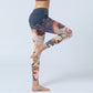 Fox Cherry Blossoms Gym Leggings Women's Yoga Pants