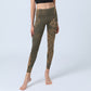 Peacock Feather Print Gym Leggings Women's Yoga Pants