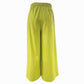 Spring Casual Retro Plain Drawstring Women's Wide Leg Pants With Pockets