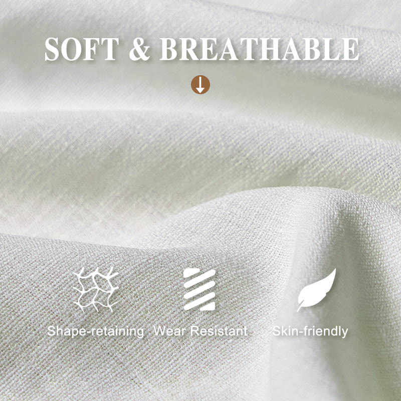 Cotton Small White Blossoms Green Leaves Women's Elastic Waist Harem Pants