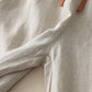 Casual Colorblock Drawstring Women's Cotton Wide Leg Pants With Pockets