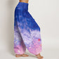Cotton Vast Ocean Pattern Women's Elastic Waist Harem Pants