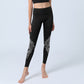Heart-shaped Petals Flowers Print Gym Leggings Women's Yoga Pants