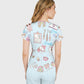 Women's Smile Teeth Printed Scrub Set ST12