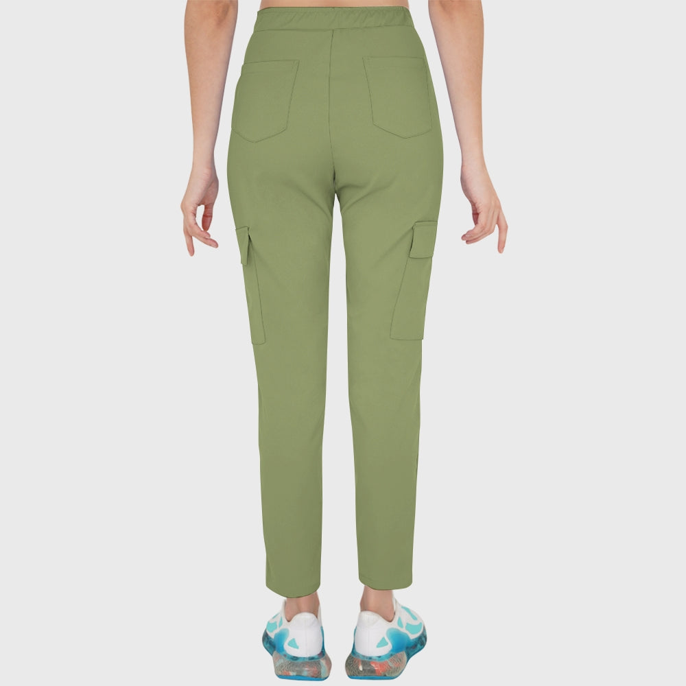 Women's Collage Camouflage Printed Scrub Set SA08