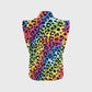 Women's Neon Ombre Leopard Printed Scrub Set SL07