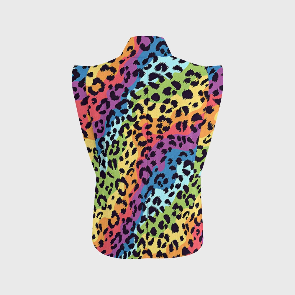 Women's Neon Ombre Leopard Printed Scrub Set SL07