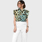 Women's Vintage Ombre Leopard Printed Scrub Set SL08