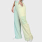 Women's Vintage Ombre Leopard Printed Scrub Set SL08