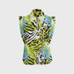 Women's Green Mixed Animal Printed Scrub Set SL09