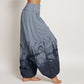 Pure Cotton Wild Grass Pattern Women's Elastic Waist Harem Pants