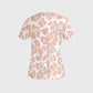 Women's Pastel Leopard Printed Scrub Set SL03