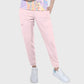 Women's Pastel Leopard Printed Scrub Set SL10