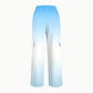 Women's Peace Ocean Ombre Printed Scrub Set SG07