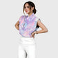 Women's Iridescent Pastel Marble Printed Scrub Set  SM05