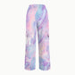 Women's Iridescent Pastel Marble Printed Scrub Set  SM05