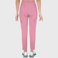 Women's Pink Gold Marble Printed Scrub Set SA07