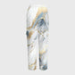 Women's Blue White Marble Printed Scrub Set SA09