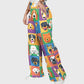 Women's Whimsical Canine College Printed Scrub Set SN10
