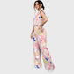 Women's Gentleman Dog Printed Scrub Set SN12