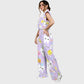 Women's Happy Birthday Teeth Printed Scrub Set ST02