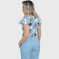Women's Dog Lover Printed Scrub Set SN15