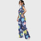 Women's Cartoon Night Safari Printed Scrub Set SN01