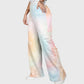 Women's Pomegranate Ombre Printed Scrub Set SG09