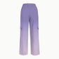 Women's City Map Purple Ombre Printed Scrub Set SG11