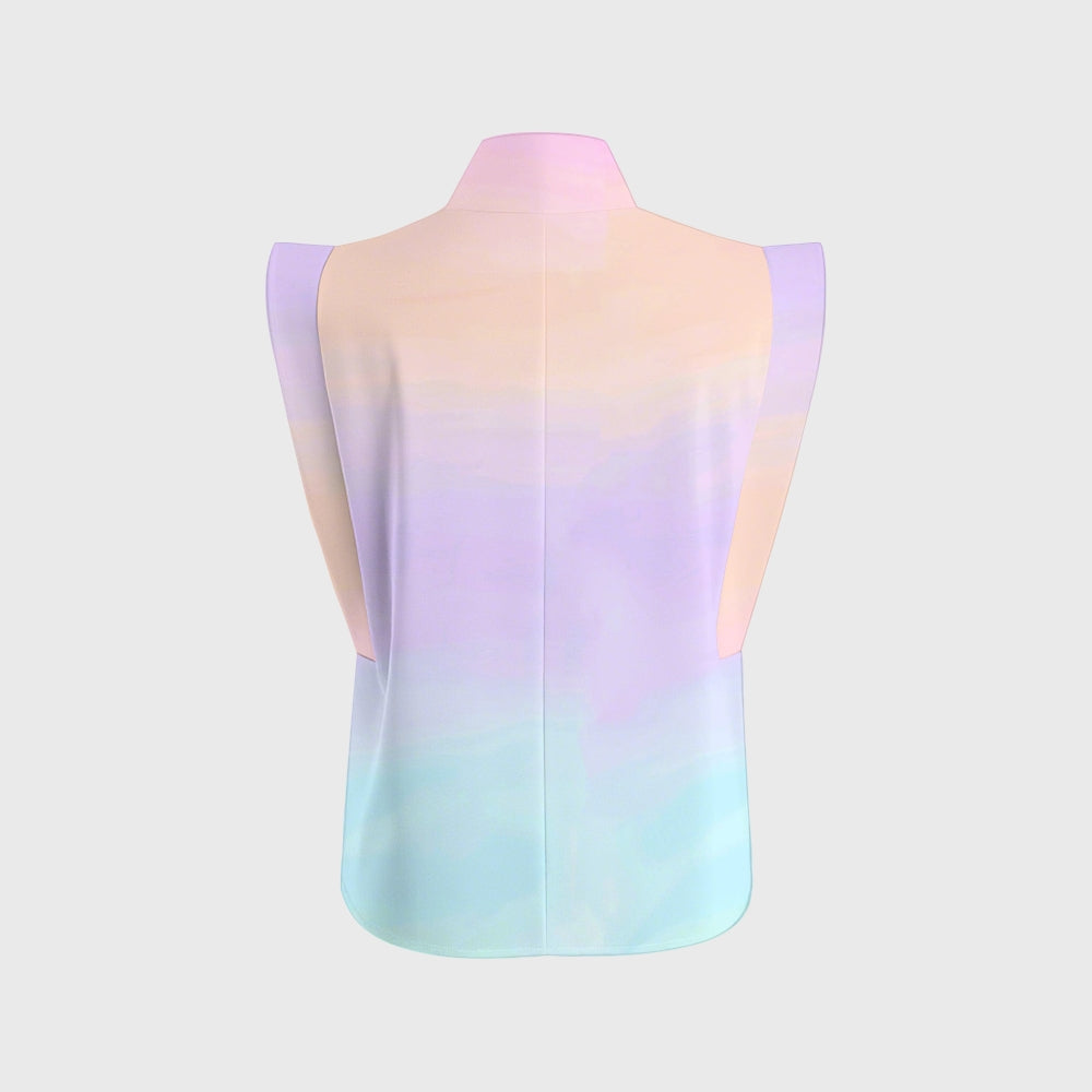 Women's Rainbow Ombre Printed Scrub Set SG12