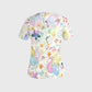 Women's Vibrant Spring Printed Scrub Set SG14